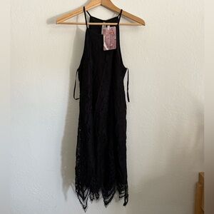 New Black lace cocktail dress